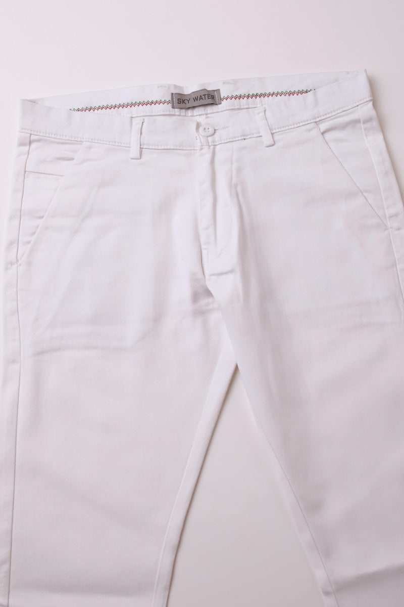 Cream  Plain  Trouser