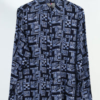 NavyBlue Print Shirt