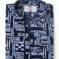 NavyBlue Print Shirt