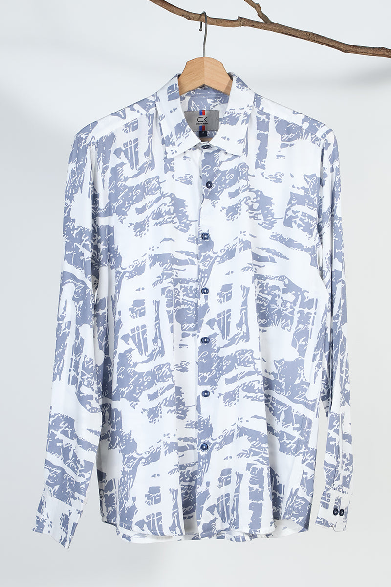 Blue Print Shirt