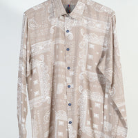 Brown Print Shirt