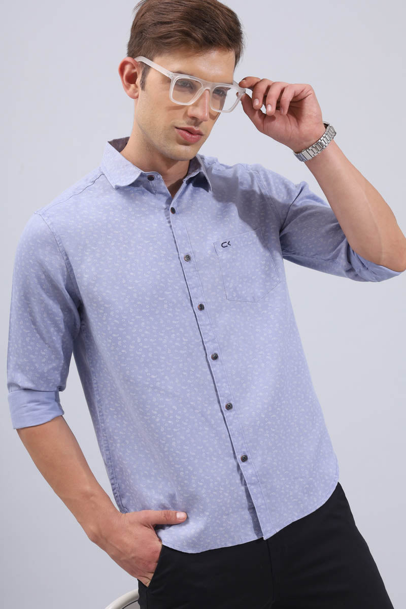 Blue Print Shirt