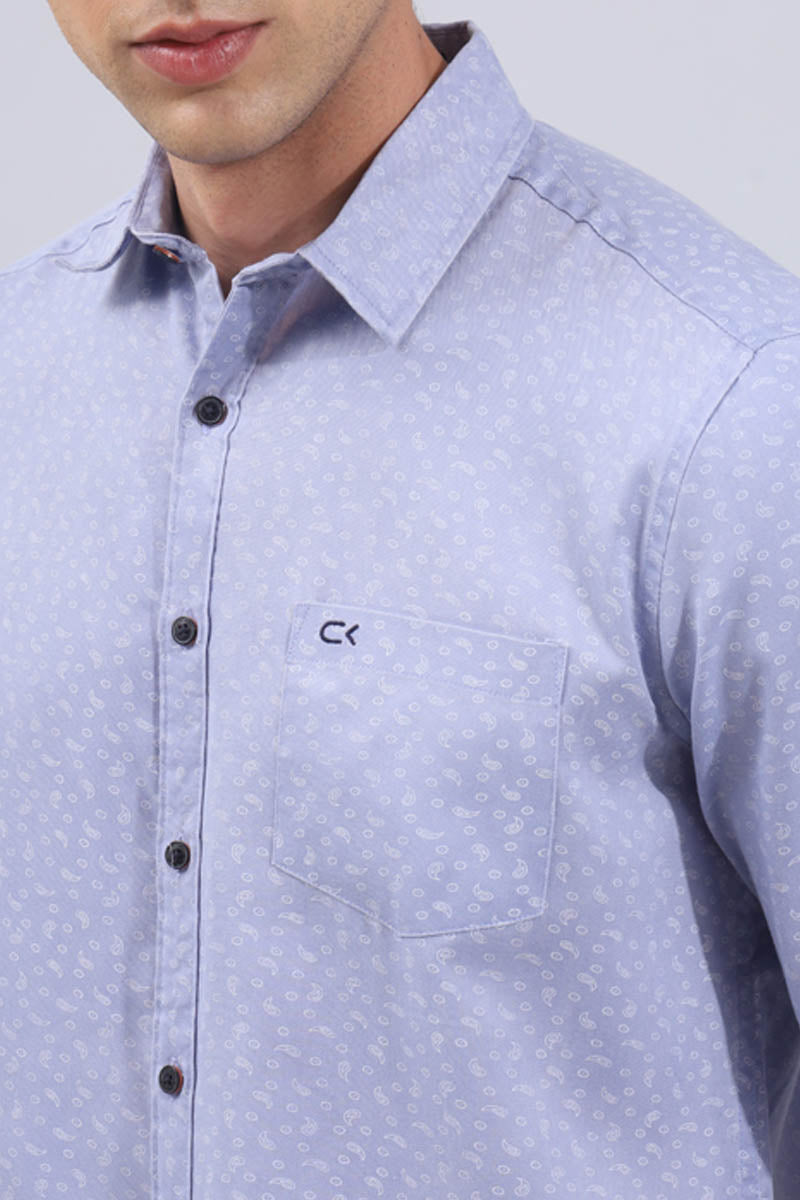 Blue Print Shirt