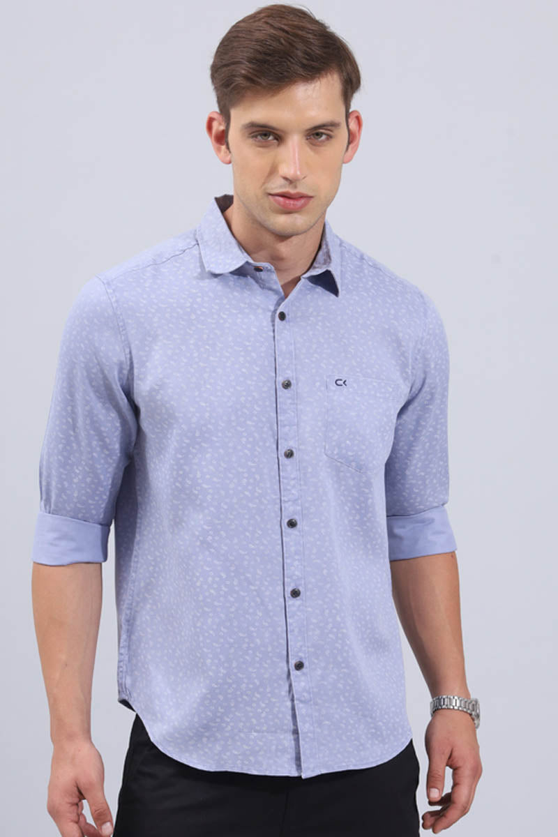 Blue Print Shirt