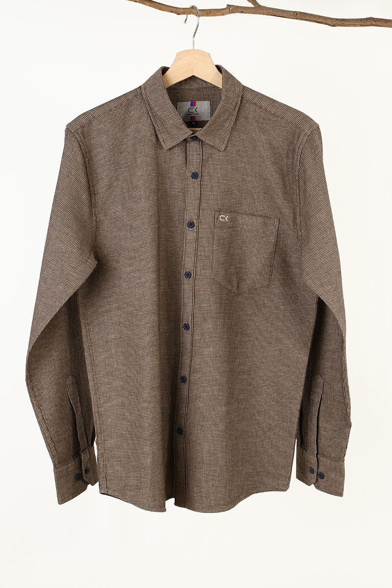 Brown Plain Shirt