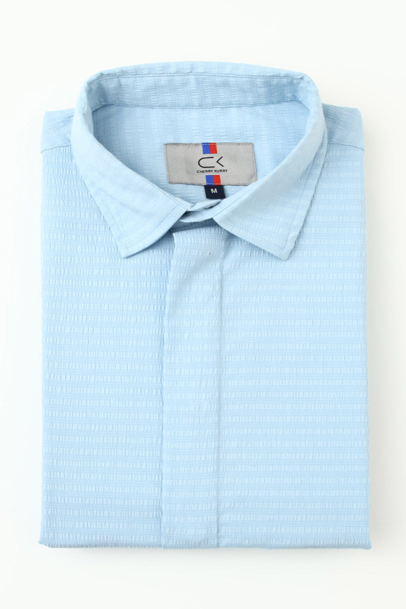 SkyBlue  Plain  Shirt