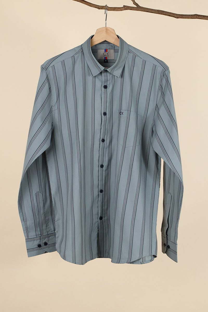 Green Stripes Shirt