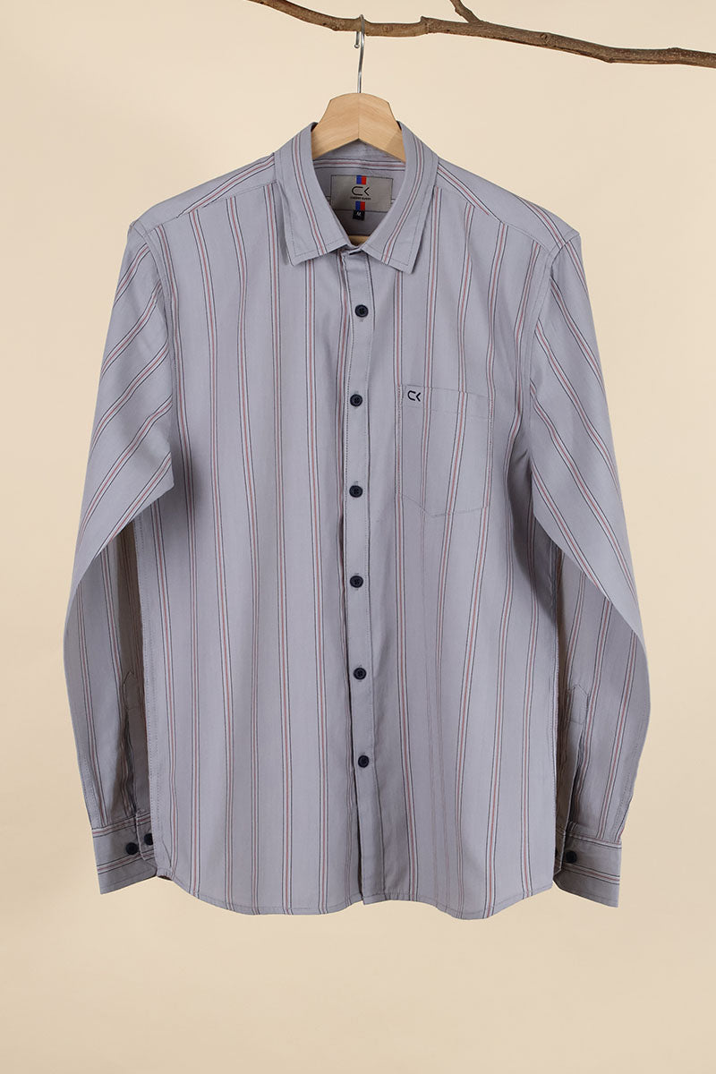 Grey Stripes Shirt