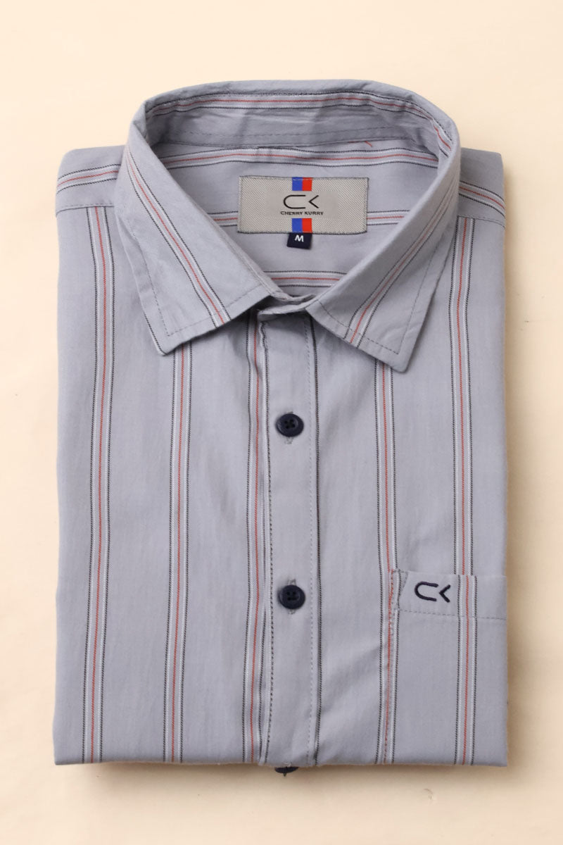 Grey Stripes Shirt