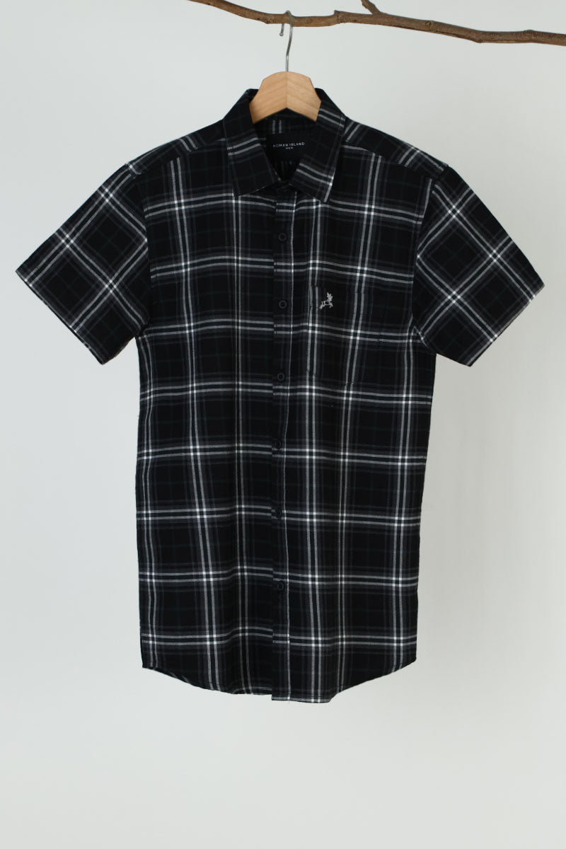 Black Checks Shirt