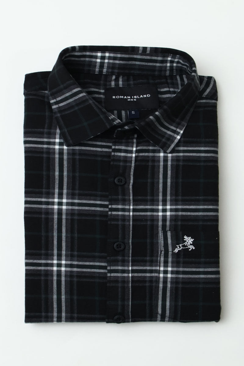 Black Checks Shirt