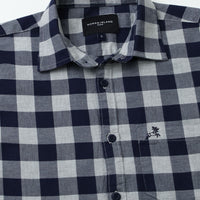 NavyBlue Checks Shirt