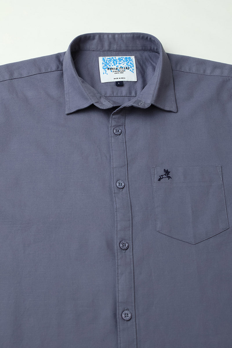 Grey Plain Shirt