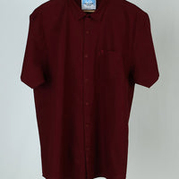 Maroon Plain Shirt