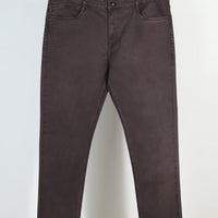 Brown Plain Jeans