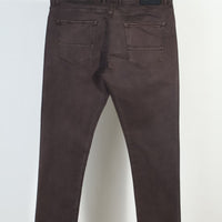 Brown Plain Jeans