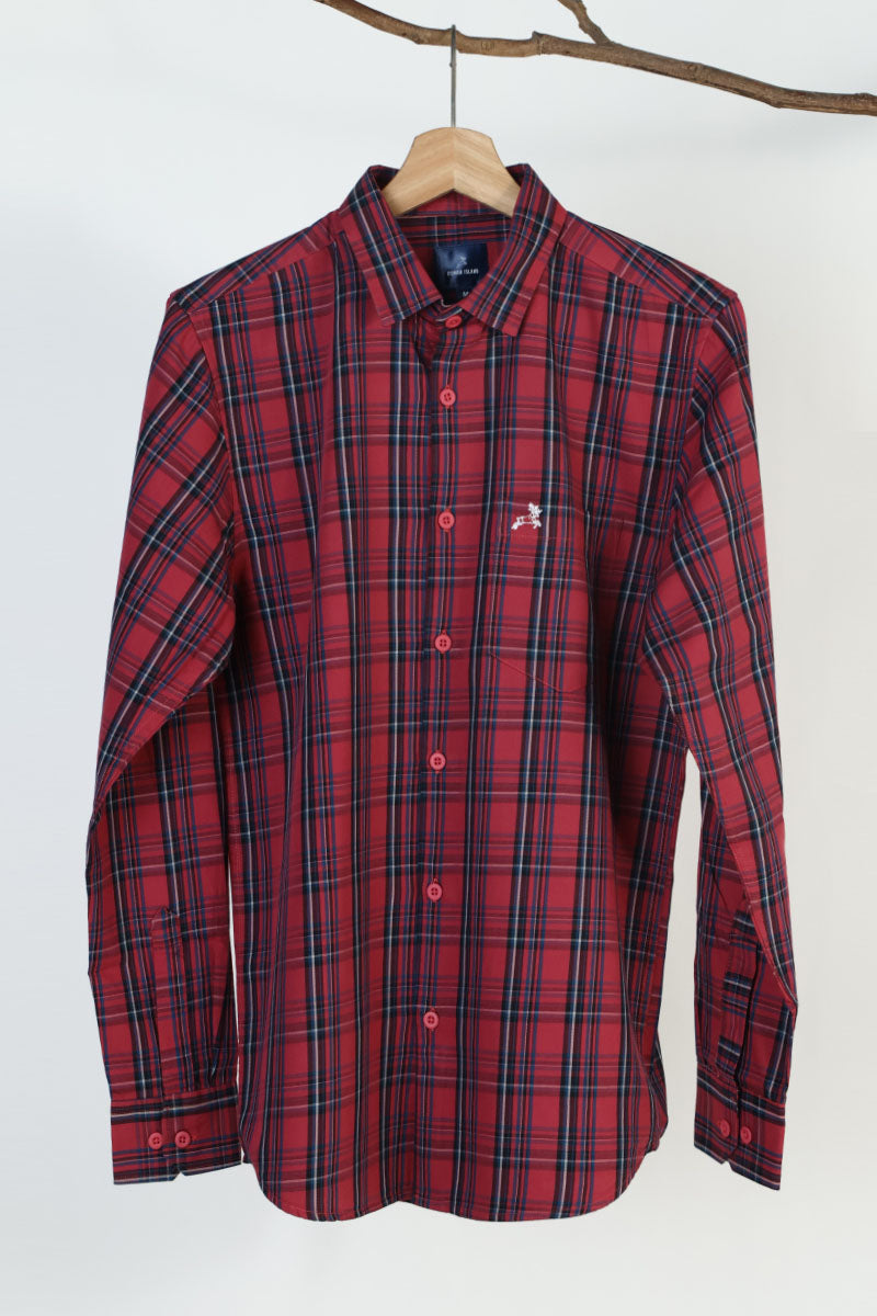 Premium Cotton Checks Shirt