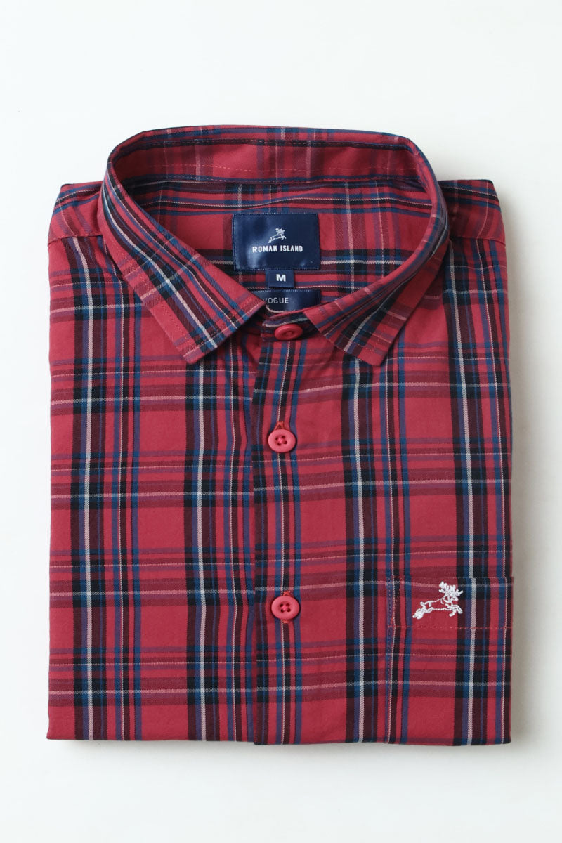 Premium Cotton Checks Shirt