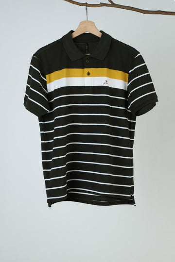 Black Stripes Polo
