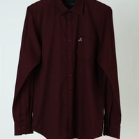 Maroon Plain Shirt