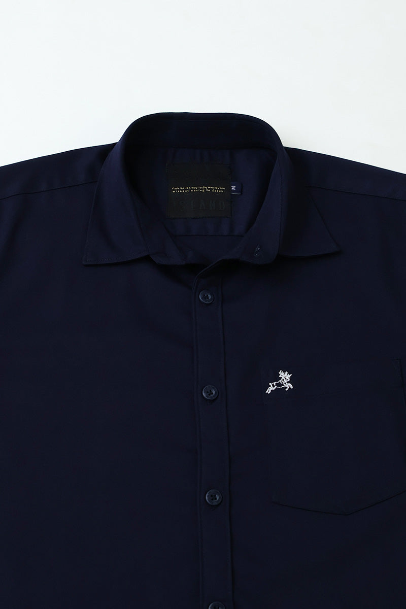 NavyBlue Plain Shirt