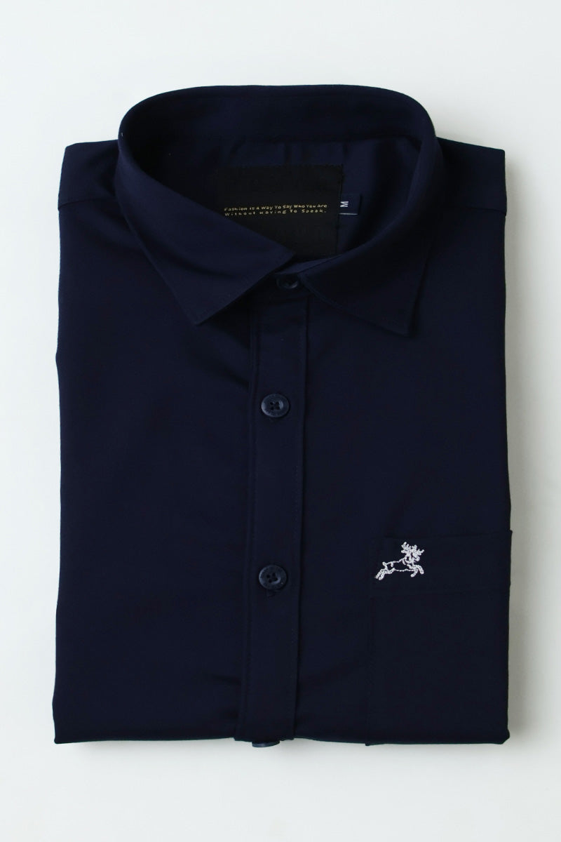 NavyBlue Plain Shirt