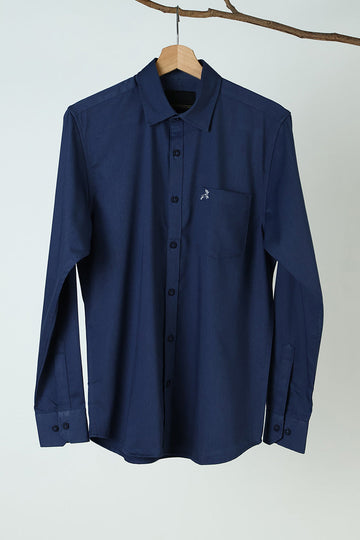 Blue Plain Shirt