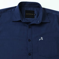 Blue Plain Shirt