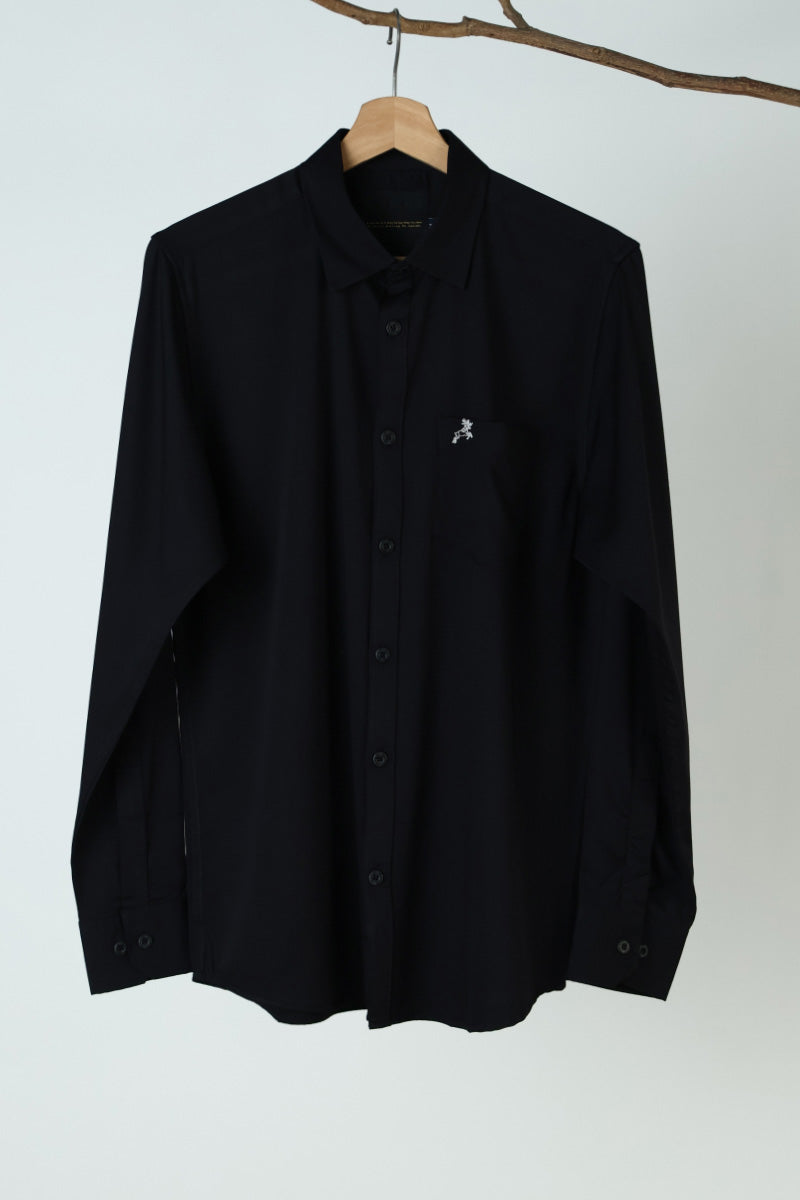 Black Plain Shirt