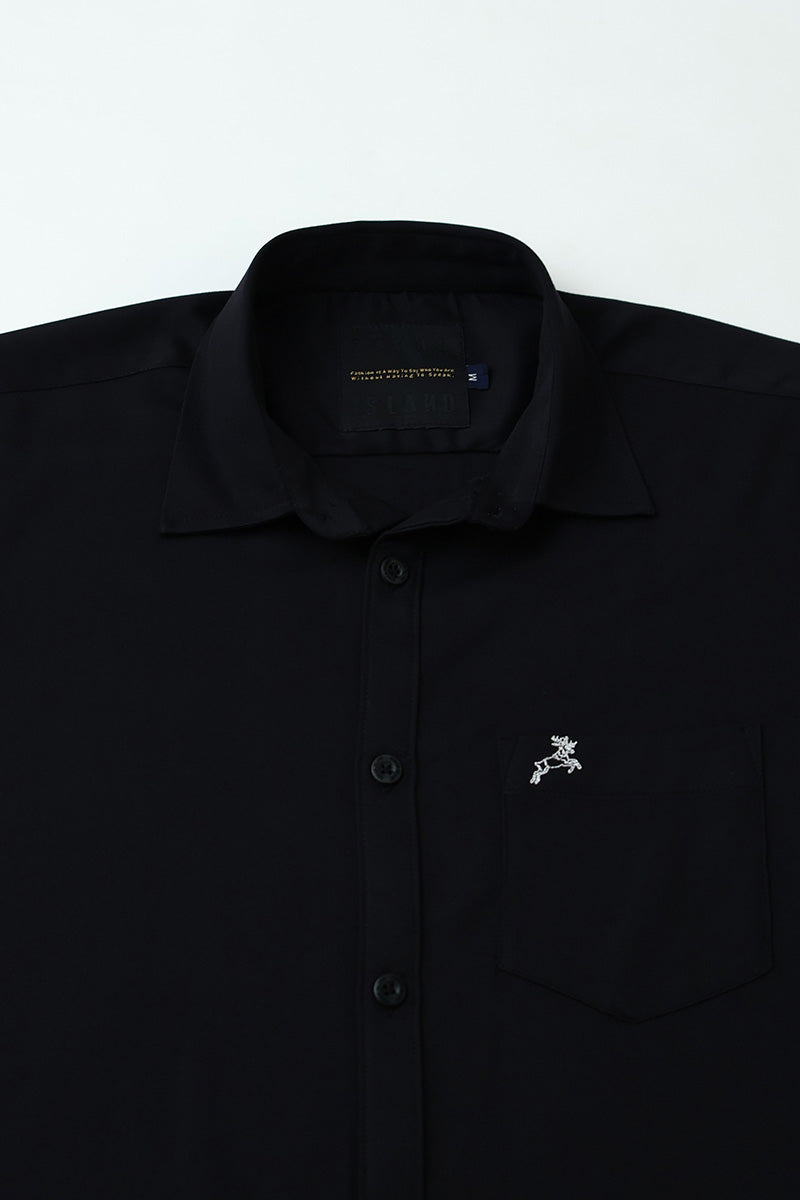 Black Plain Shirt