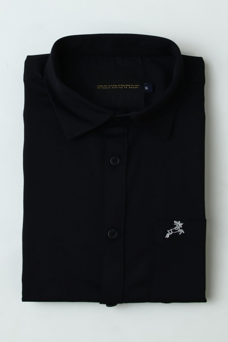 Black Plain Shirt