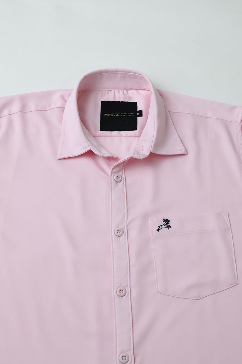 Pink Plain Shirt