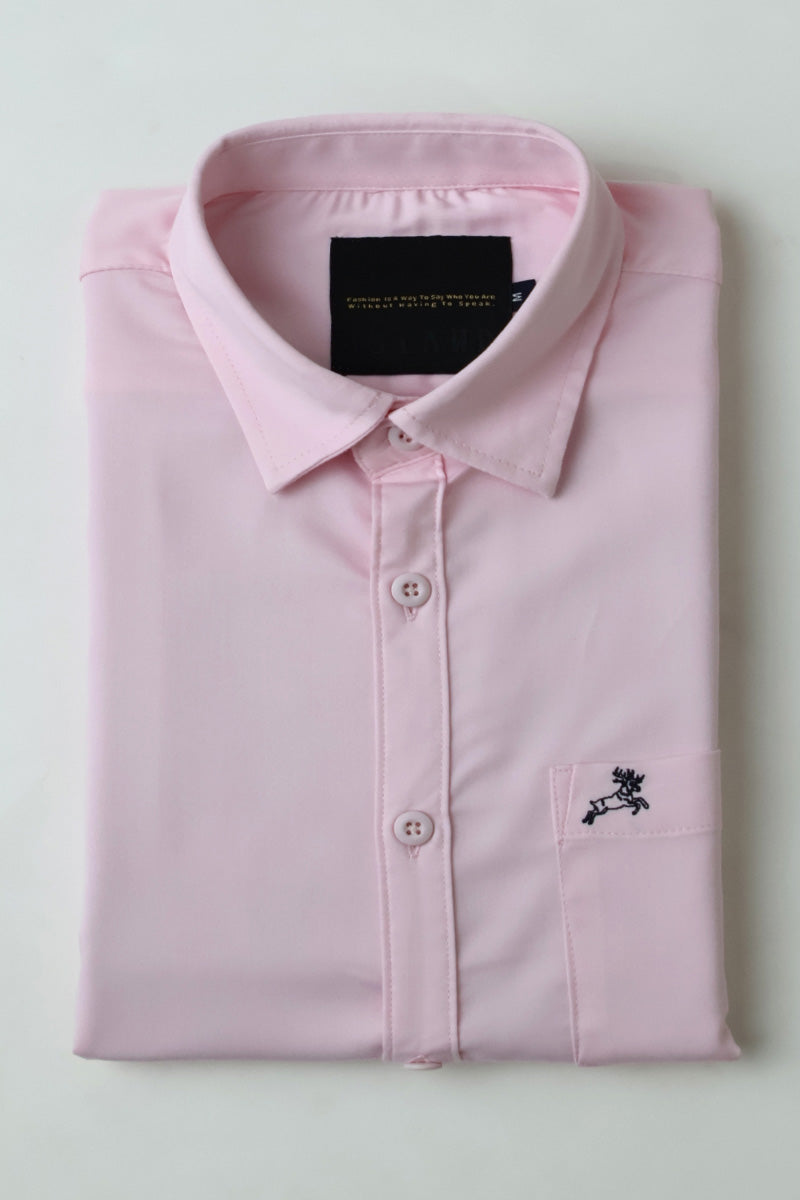 Pink Plain Shirt