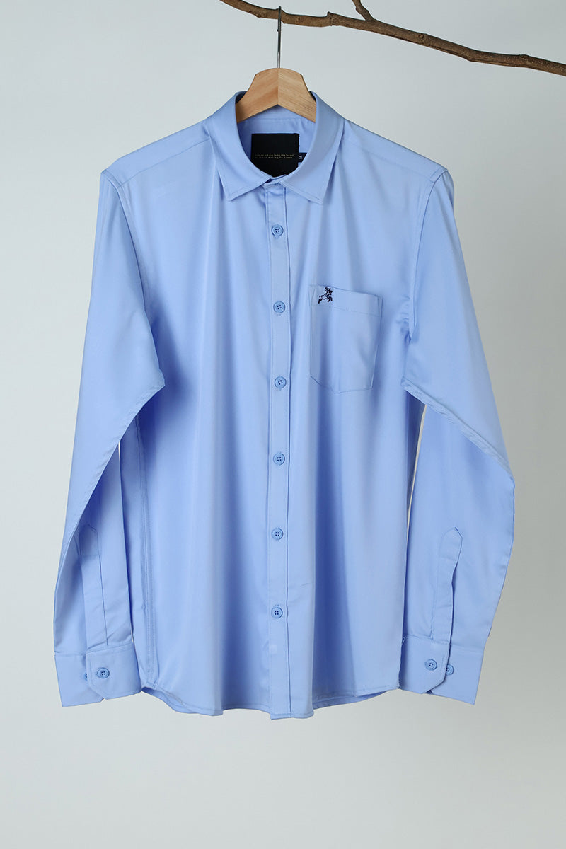 Sky Blue Plain Shirt