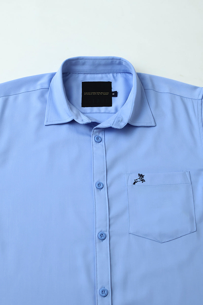 Sky Blue Plain Shirt