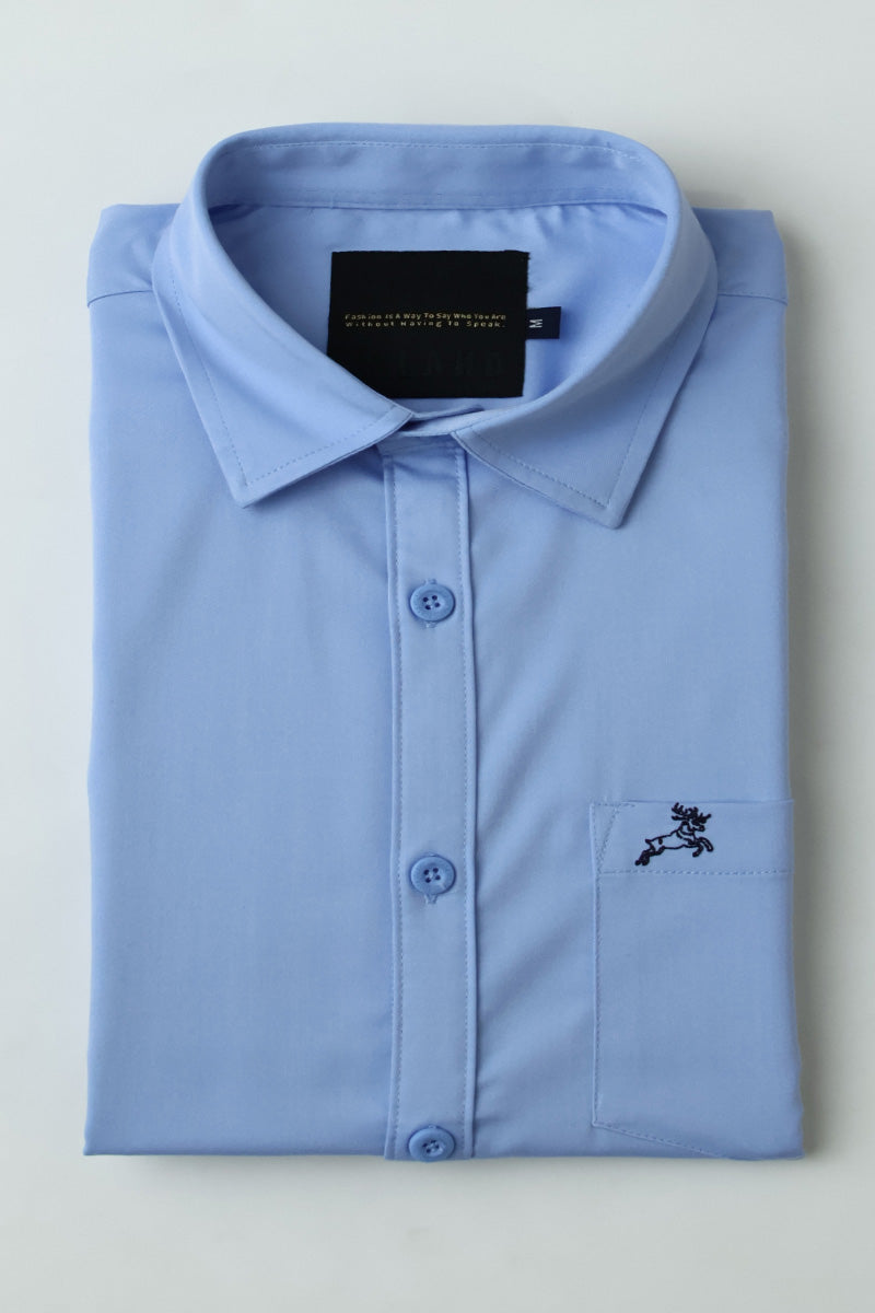 Sky Blue Plain Shirt