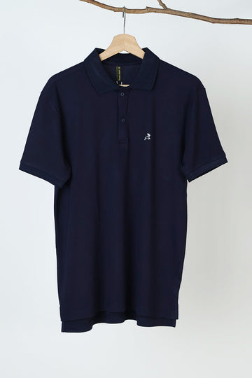 Blue Plain Polo