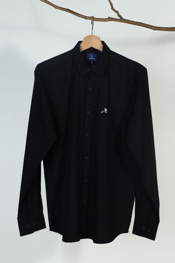 Black Plain Shirt