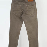 Brown Plain Jeans