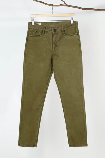 Green Plain Jeans