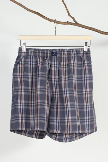 Grey Checks Boxer