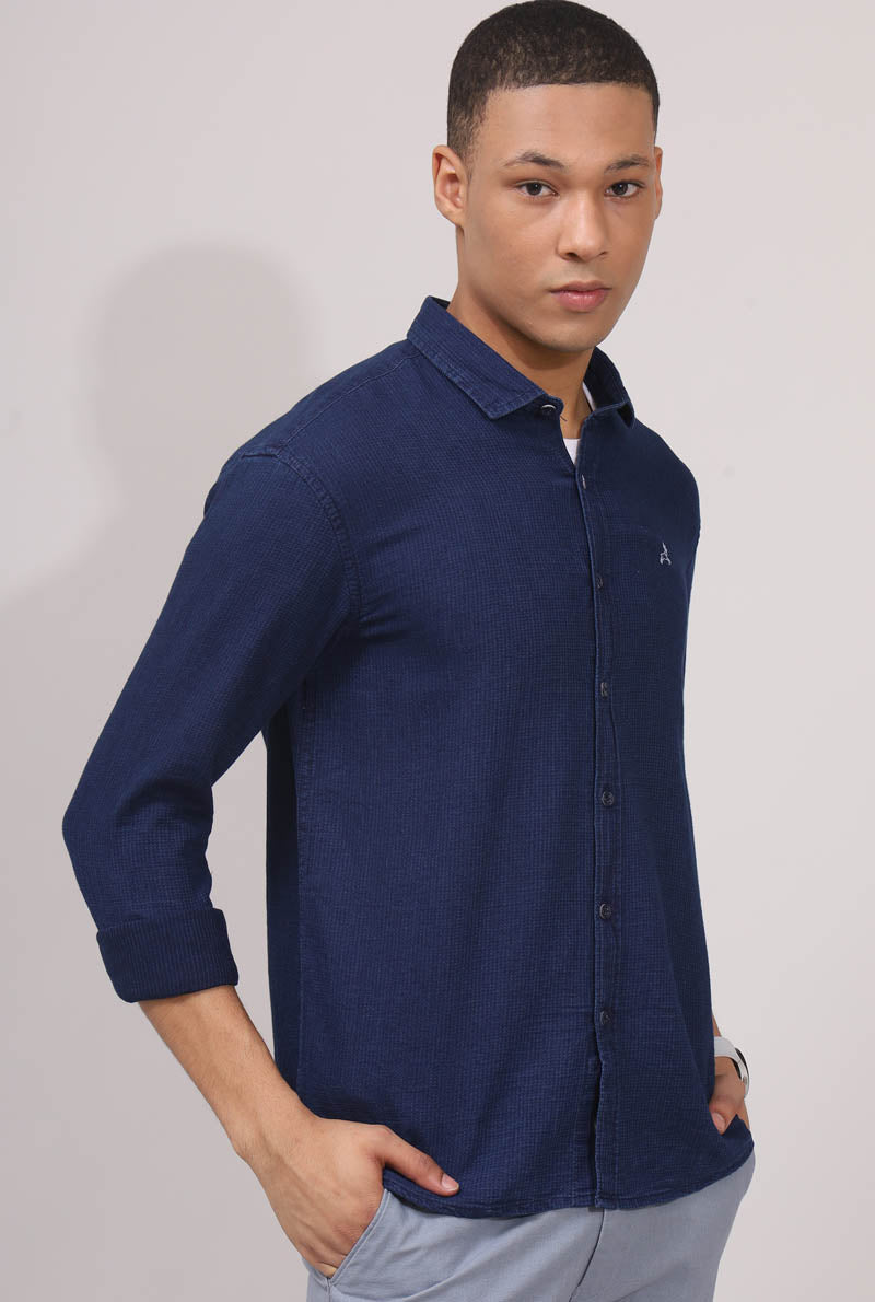 NavyBlue Plain Shirt