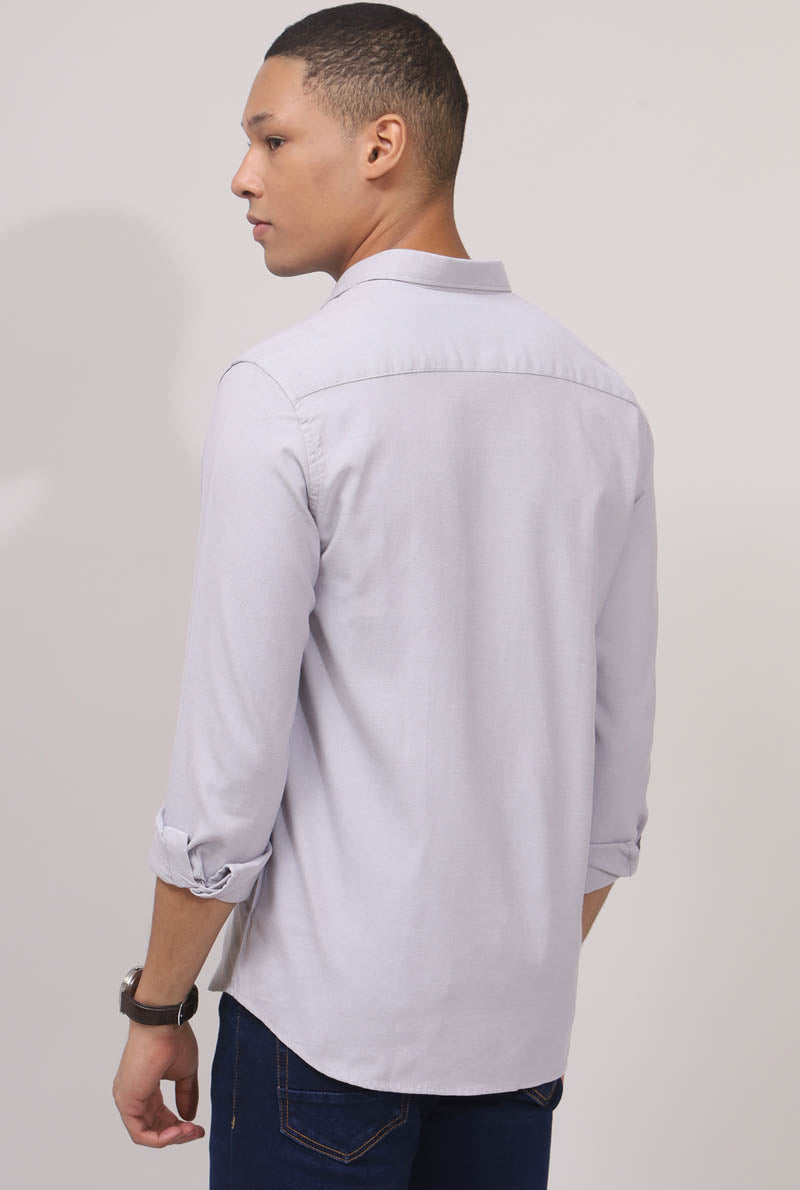 Grey Plain Shirt