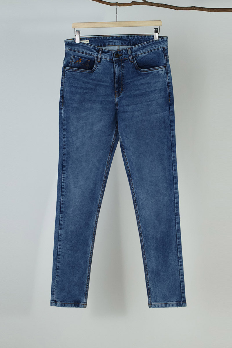 Blue Plain Jeans