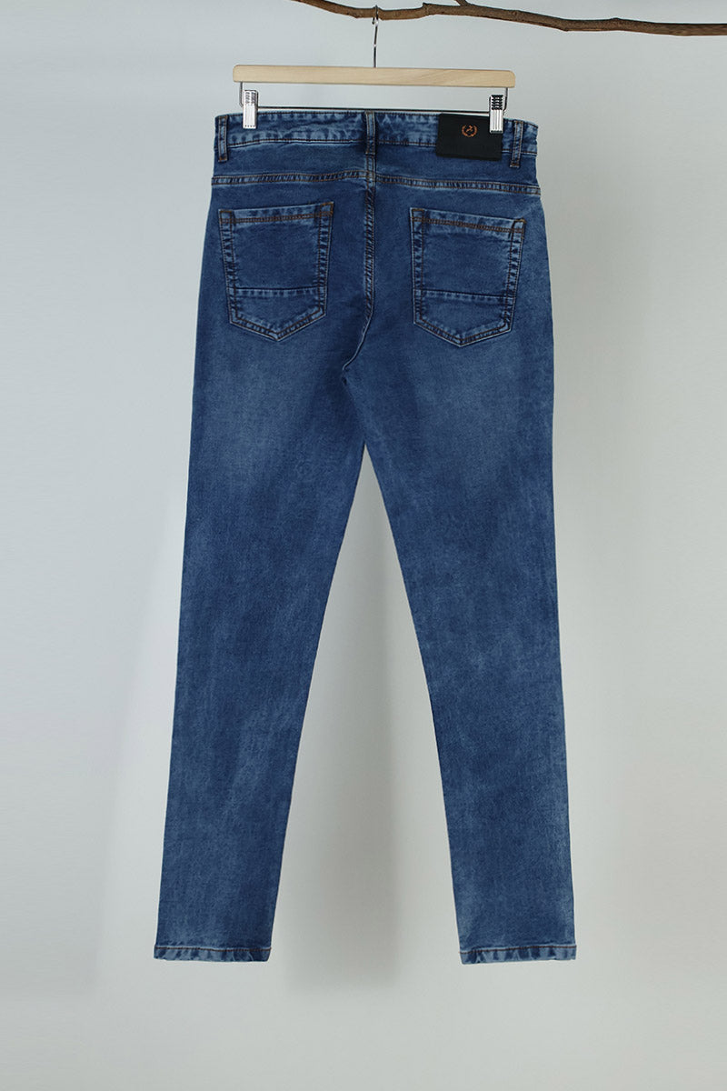 Blue Plain Jeans