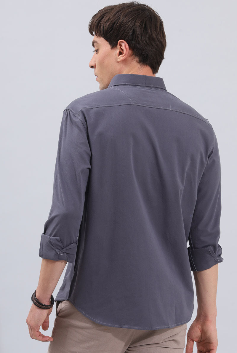 Ash Plain Shirt