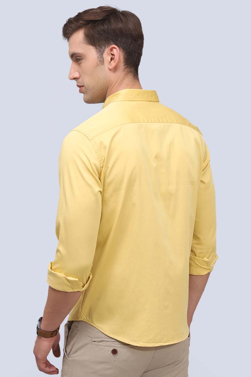 Yellow Plain Shirt