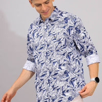 NavyBlue Print Shirt