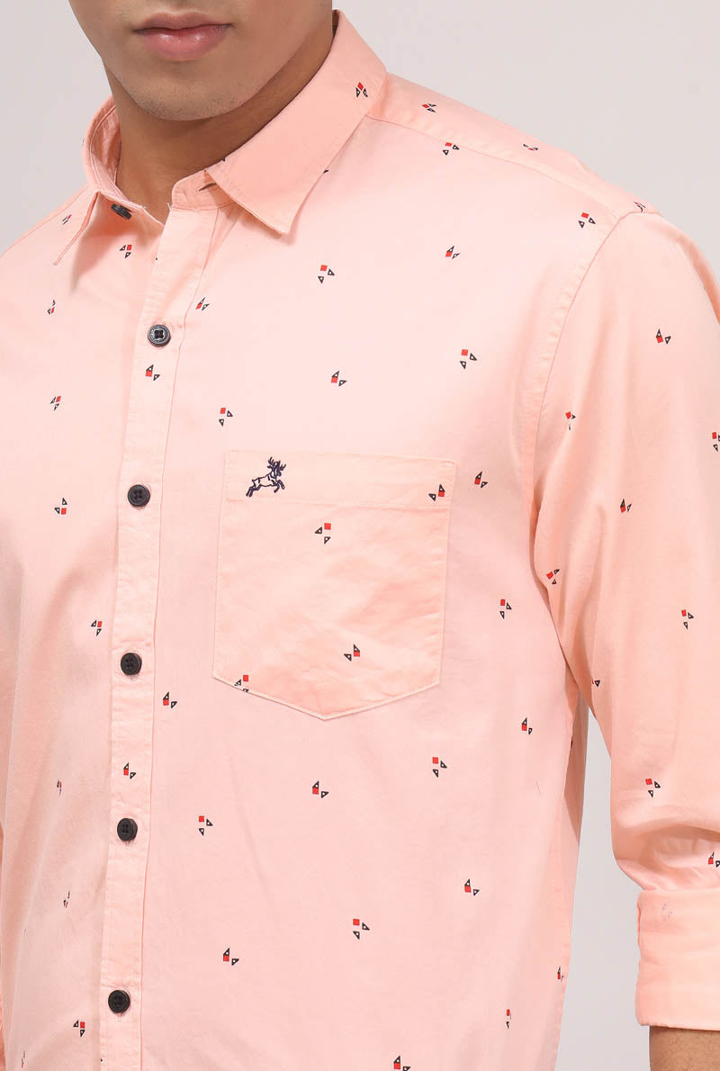 Pink Print Shirt