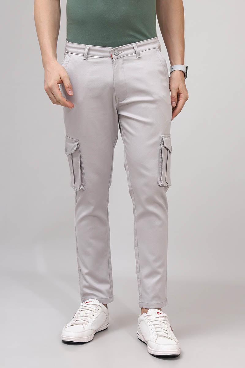 Grey Plain Trouser